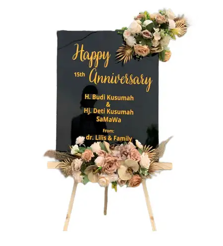 Papan Bunga Akrilik Rawa Kidang